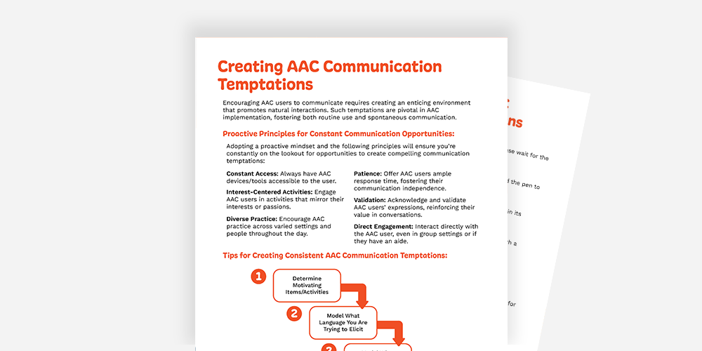 Creating AAC Communication Temptations download.