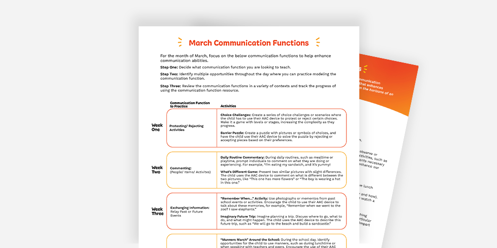 March Communication Functions download.