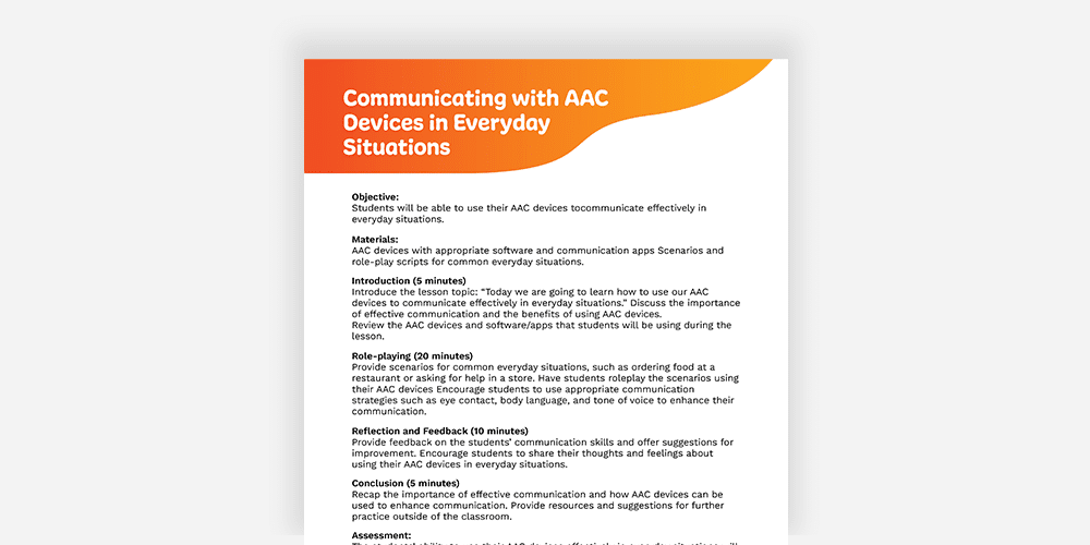 AAC communication tips for everyday interactions and effective device use.