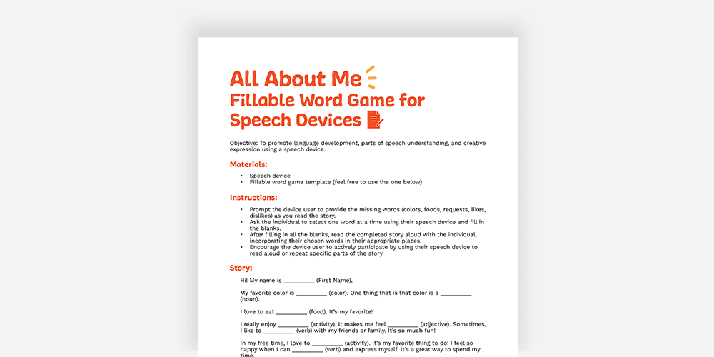 Engaging fillable activity for kids to share fun facts about themselves.