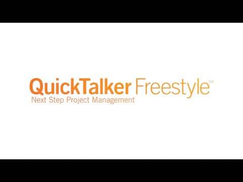 QuickTalker Freestyle: Innovative approach for efficient project management solutions.