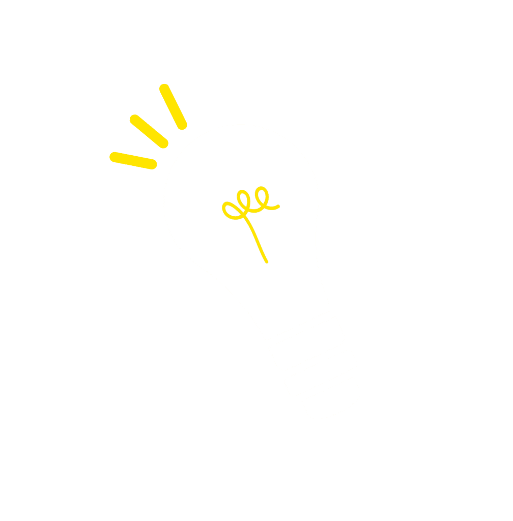 Lightbulb icon representing bright ideas and innovation.