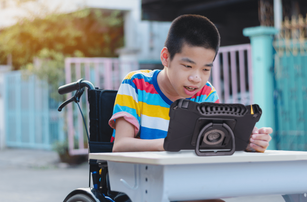 Empowering kids with technology for learning and growth in a supportive environment.