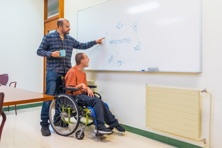 Collaborative strategies enhance inclusive learning for diverse learners in accessible environments.