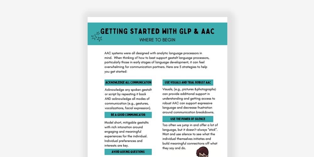 Getting started with glp and aac