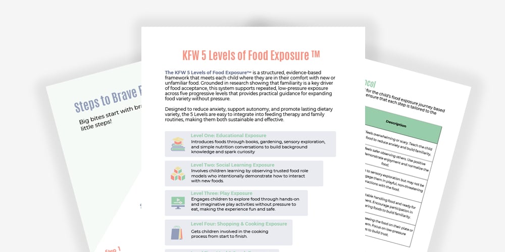 Steps to brave food exposure