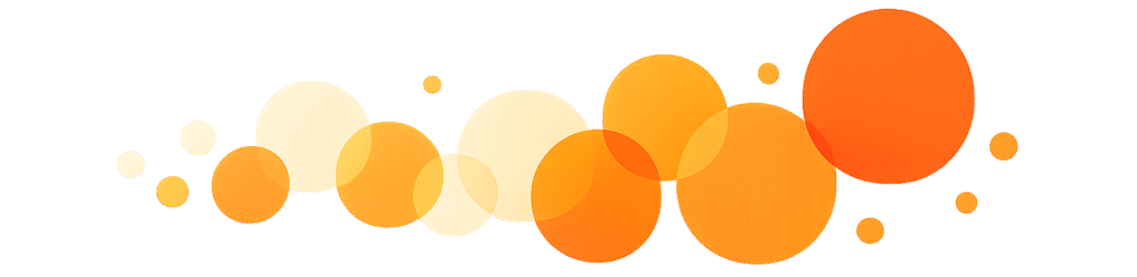 Vibrant orange circles create an eye-catching background for design projects.