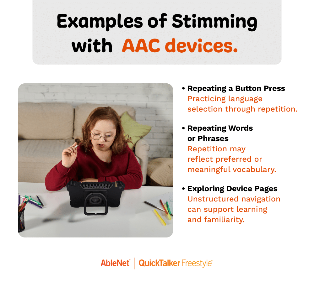 Responding to Stimming with AAC Users—Tips for SLPs