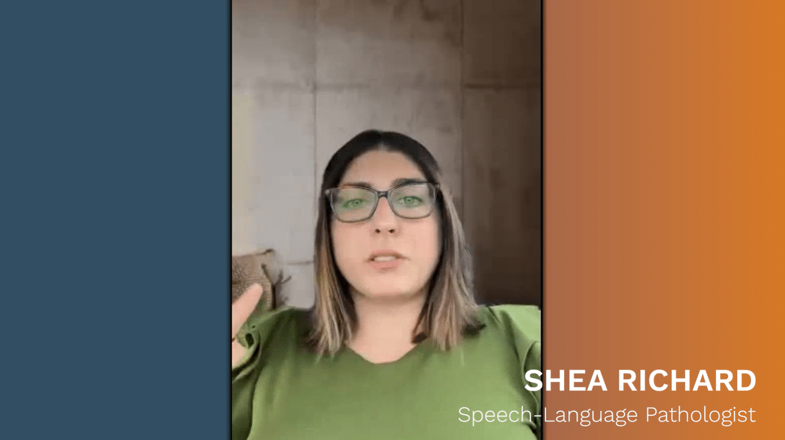Shea Richard, a speech-language pathologist, shares insights in this engaging video introduction.