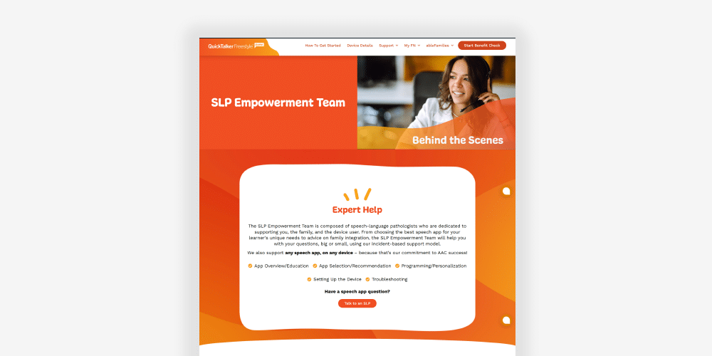 SLP Empowerment Team provides expert help and support in speech and language development.