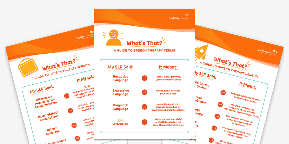 Guide to speech therapy jargon and resources for effective communication.