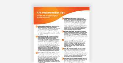 AAC support strategies: 10 essential tips for effective communication implementation.