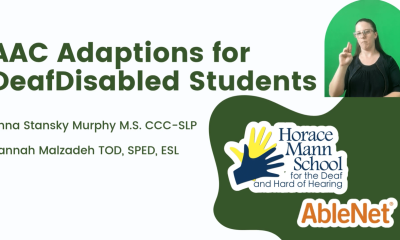 AAC adaptations support deaf and disabled students in enhancing communication skills.