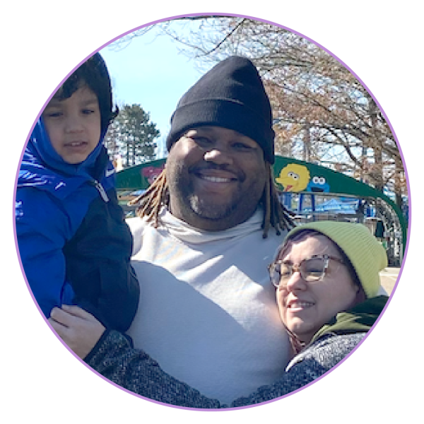 Family enjoying a fun day out at the park together, making lasting memories.